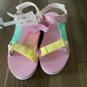 NWT Stoney clover lane x Target pink sport sandal NWT